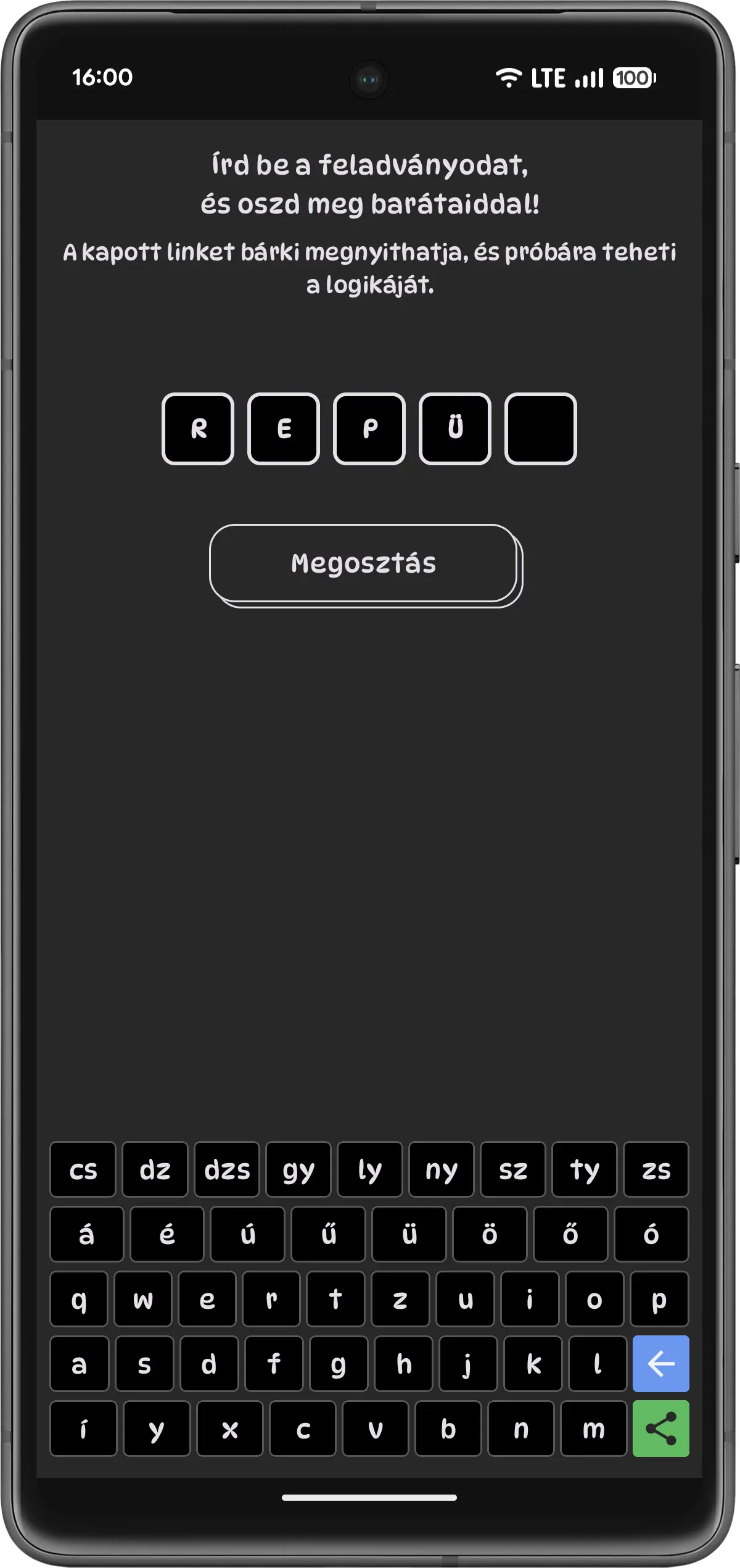 Baráti quest indítása